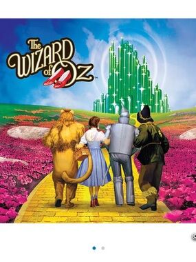 6’x6’ The Wizard of Oz Emerald City Polyester Backdrop - Multicolor